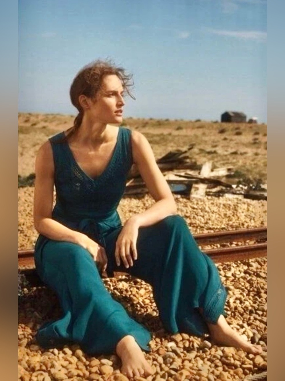 ELEVENSES | by Anthropologie SabineTeal Wide-Leg Jumpsuit